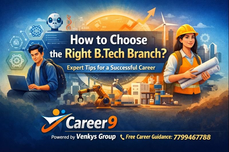 How to Choose BTech Branch Free Career Guidance 7799467788